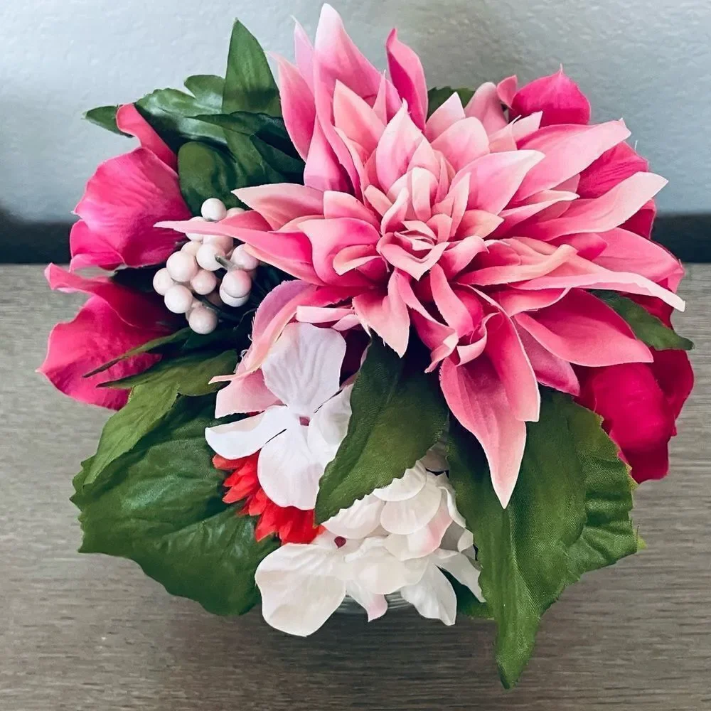 Spring Floral Centerpiece Vase Arrnagement
